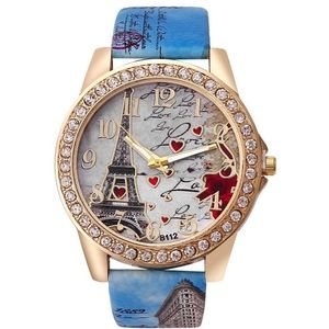 ❣❣Bling Rhinestone Accented Eiffel Tower Ladies
